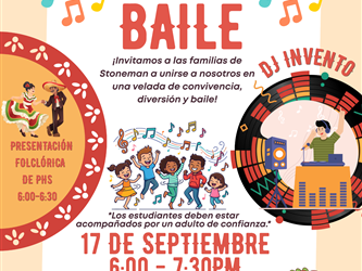 Hispanic Heritage Baile Flyer Spanish