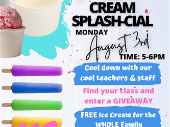 Ice Cream Splash-ial Flyer English