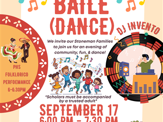 Hispanic Heritage Baile Flyer English