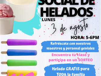 Ice Cream Splash-ial Flyer Spanish